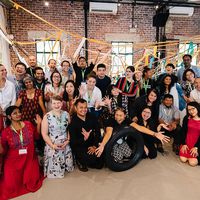 Image of group of people - Arts for Good Fellows 2018