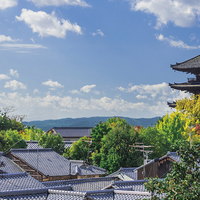 skyline of Kyoto